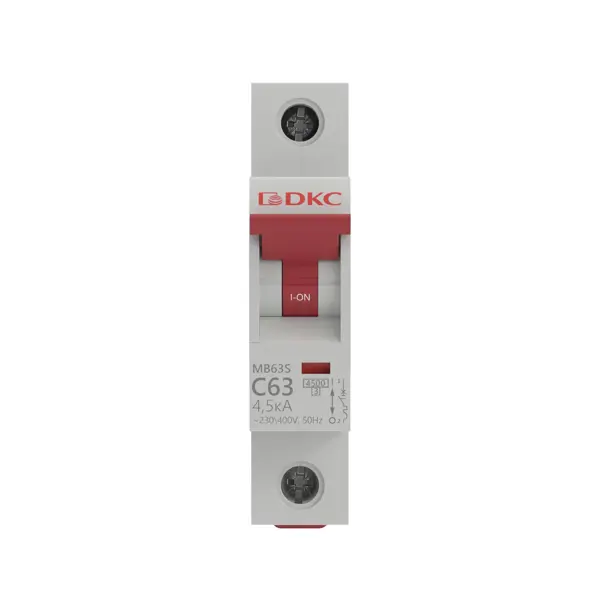 Автоматический выключатель DKC Yon 1P C63 А 4.5 кА