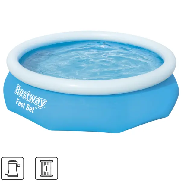 Бассейн надувной Bestway 57270 BW 305x76 см насос в комплекте