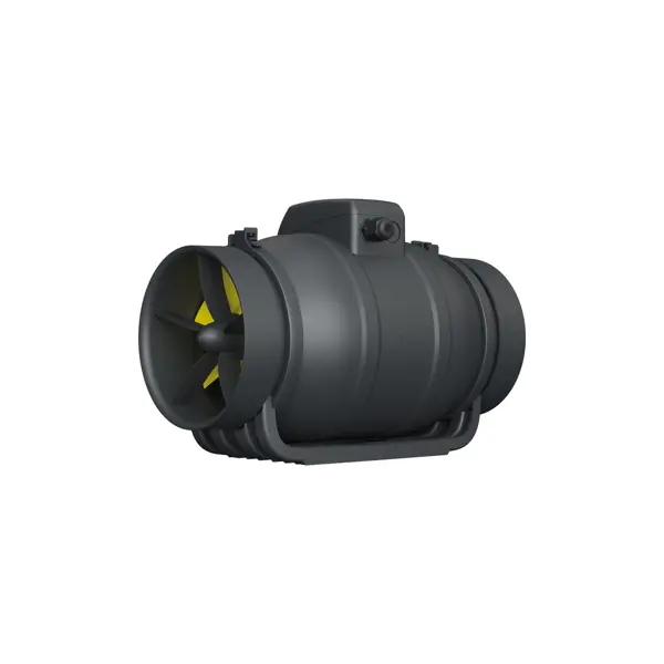 Вентилятор канальный центробежный Era Pro Mistral D150/160 мм 40 дБ 576 м3/ч цвет черный