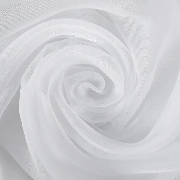 Тюль на ленте Inspire Polyone 300x280 см цвет белый White 0