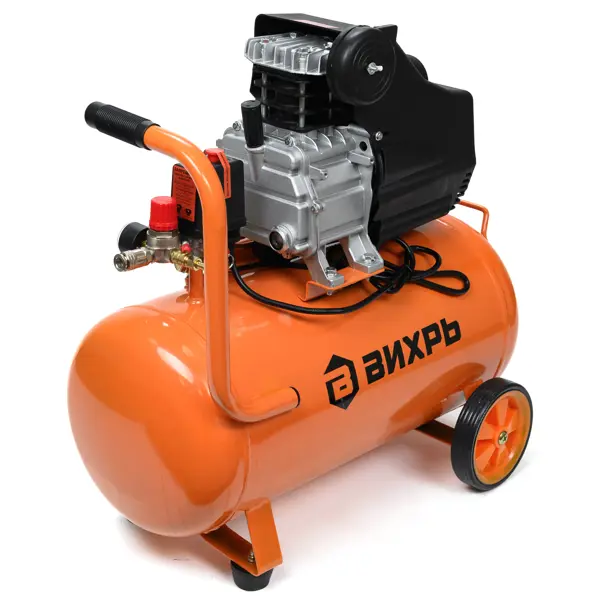 Компрессор поршневой масляный Вихрь КМП-2.0/50ЛМ, 50 л, 300 л/мин