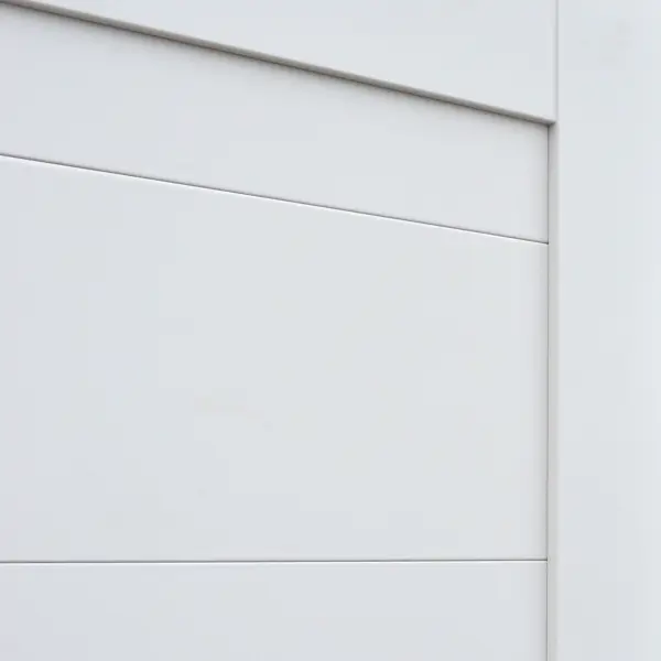 Дверь межкомнатная глухая Тренто 90x200 см ПВХ цвет иридиум с замком