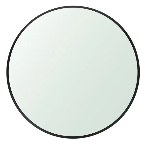 Зеркало декоративное круг 60x60 см черный