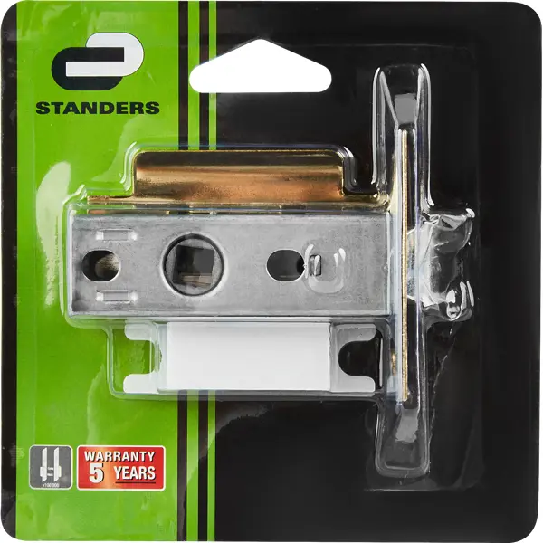 Защелка межкомнатная Standers TL01-GP 70x57x25 мм металл цвет золото