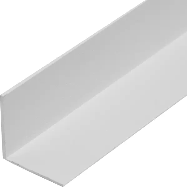 Профиль L-образный алюминий 20x20x1x1000 мм белый муар