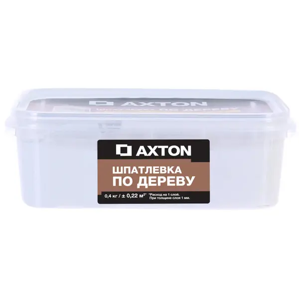 Шпатлёвка Axton для дерева 0.4 кг цвет белый