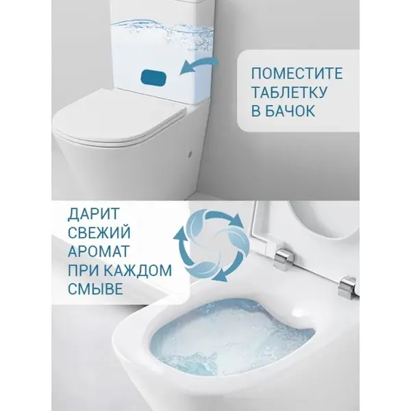 Таблетки для сливного бачка унитаза Glorus Лаванда 2 шт.