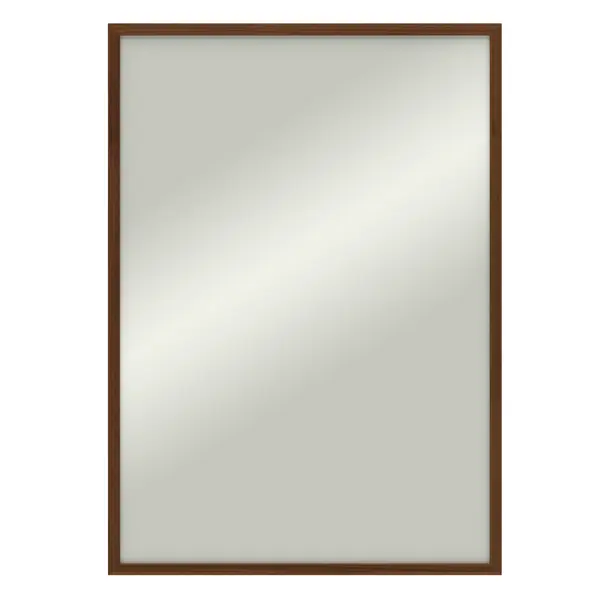 Зеркало декоративное Inspire Вега прямоугольное 50x70 см цвет орех