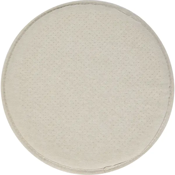 Подушка для стула Linen Way Elegan D36 см нескользящая цвет бежевый