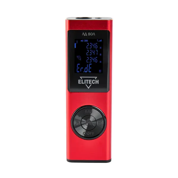 Дальномер лазерный Elitech ЛД 80Л, 80 м
