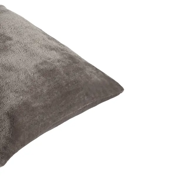 Подушка Inspire Flandria 45x45 см цвет серо-коричневый Fossil 3