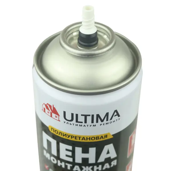 Пена монтажная бытовая Ultima выход пены 22 л летняя 530 мл