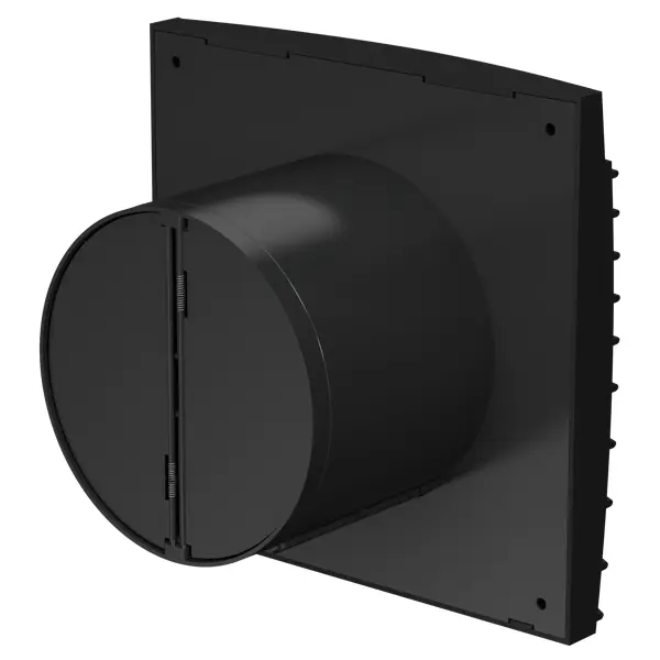 Вентилятор осевой вытяжной Diciti Silent 4C D100 мм 25 дБ 90 м³/ч обратный клапан цвет черный