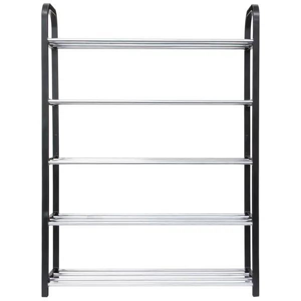 Этажерка для обуви Gromell Rusa 50x68x18.5 см 5 полок металл цвет черный