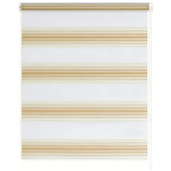 Штора рулонная день-ночь Palermo 70x160 см бежевая
