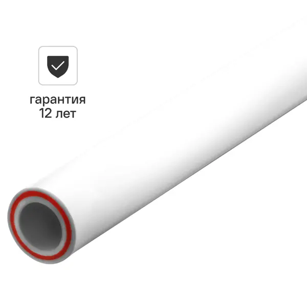 Труба полипропиленовая MONLID армированная стекловолокном 40x6.7 мм SDR6 PN20 2 м