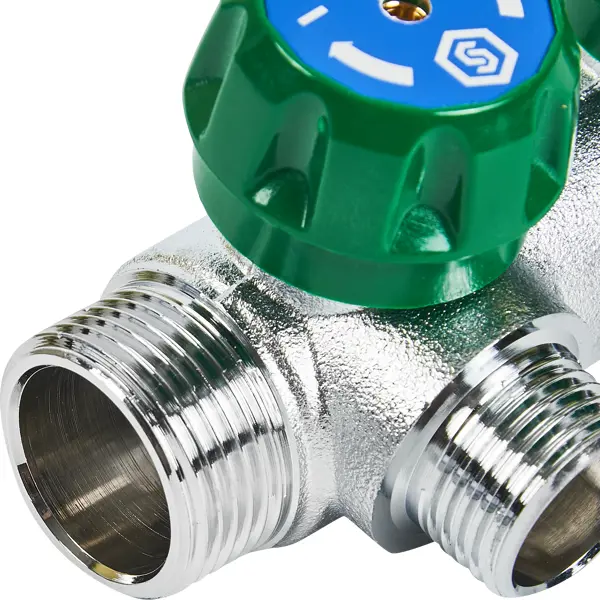 Коллектор регулирующий Stout на 4 отвода 3/4"x1/2" латунь SMB-6850-341204