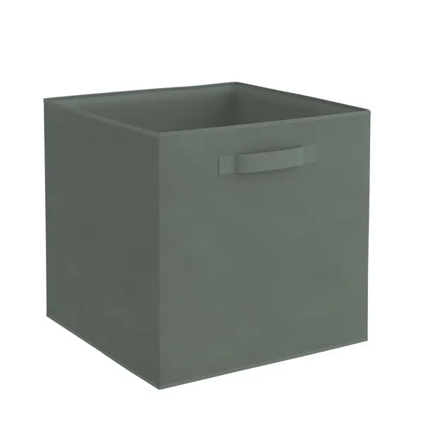 Короб Spaceo KUB 31x31x31 см 29.7 л полипропилен цвет тёмно-зеленый