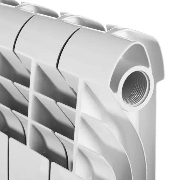 Радиатор секционный Royal Thermo Biliner 500/87 12 секций боковое подключение биметалл серый