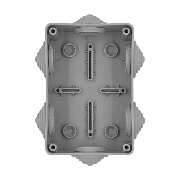 Распределительная коробка открытая LEXMAN D 120x80x50 мм 6 вводов IP55 цвет серый