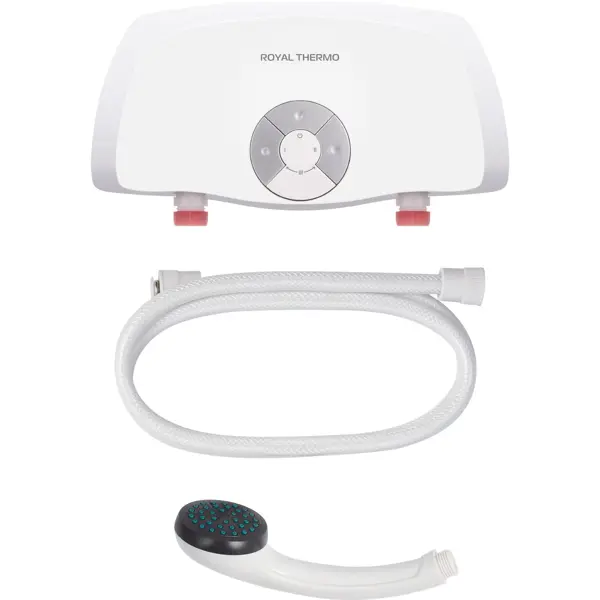 Проточный водонагреватель электрический Royal Thermo Smartfix S 5.5 кВт белый с душевой лейкой