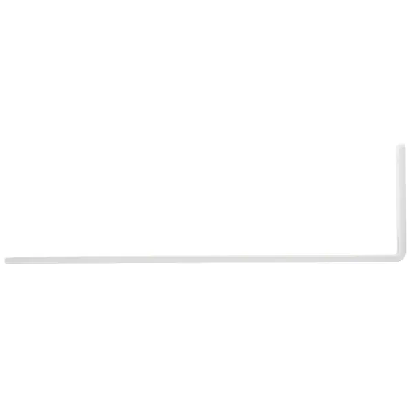 Кронштейн мебельный белый 80x280x20x4