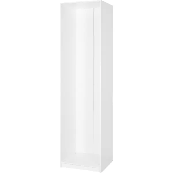 Каркас шкафа Лион 60x232.2x54.5 см ЛДСП цвет белый с петлями