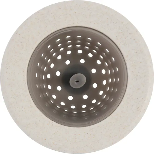 Ситечко в мойку 11 см пластик цвет серый