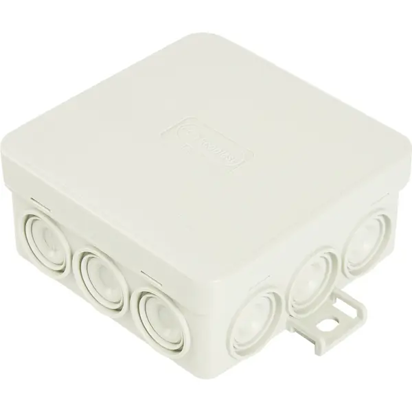 Коробка распределительная Экопласт 85x85x38 мм цвет серый IP55
