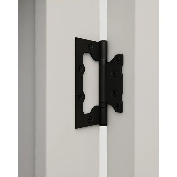 Дверь межкомнатная со стеклом Корса 70x200 см Hardflex цвет белый с замком и петлями