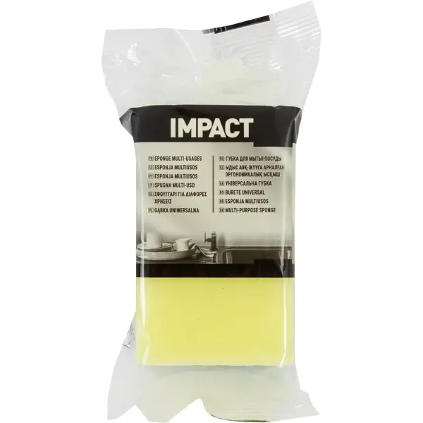 Губка для мытья посуды «Impact» 1 шт
