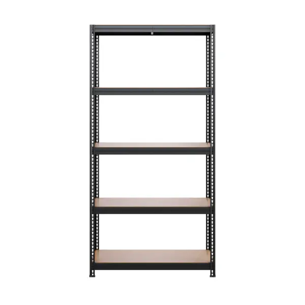Стеллаж металлический 5 полок 180x90x40 см цвет черный нагрузка на полку 170 кг