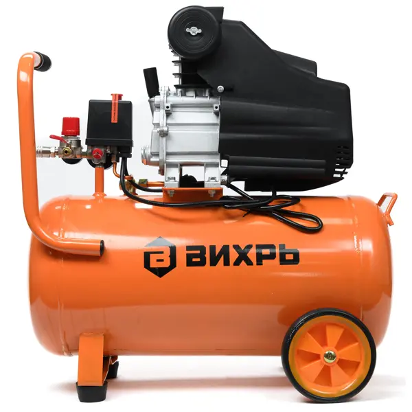 Компрессор поршневой масляный Вихрь КМП-2.0/50ЛМ, 50 л, 300 л/мин