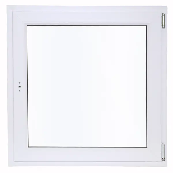 Окно пластиковое ПВХ VEKA одностворчатое 870x900 мм (ВхШ) правое поворотно-откидное однокамерный стеклопакет белый/белый