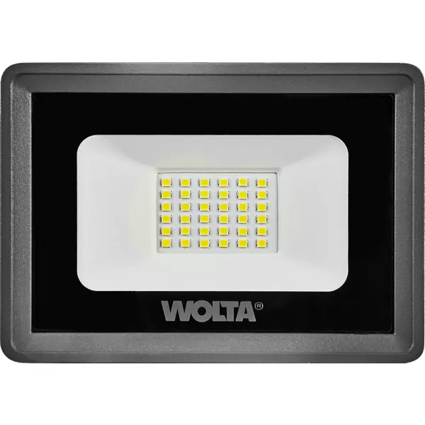 Прожектор светодиодный уличный Wolta WFL-30W/08 30 Вт 5700К IP65 нейтральный белый свет
