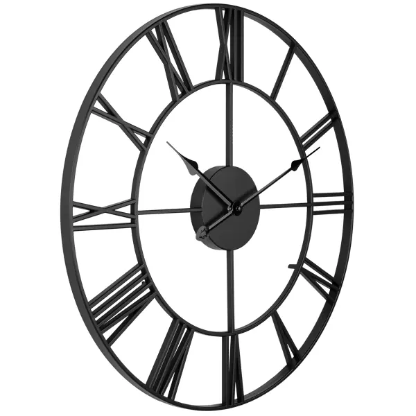 Часы настенные Troykatime Лофт D45 цвет черный