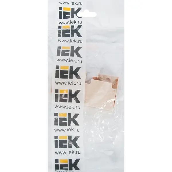 Тройник для кабель-канала IEK 25x16 мм цвет сосна 4 шт.