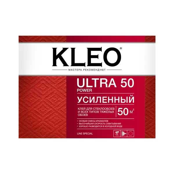 Клей для тяжелых обоев Kleo Ultra 50 м²