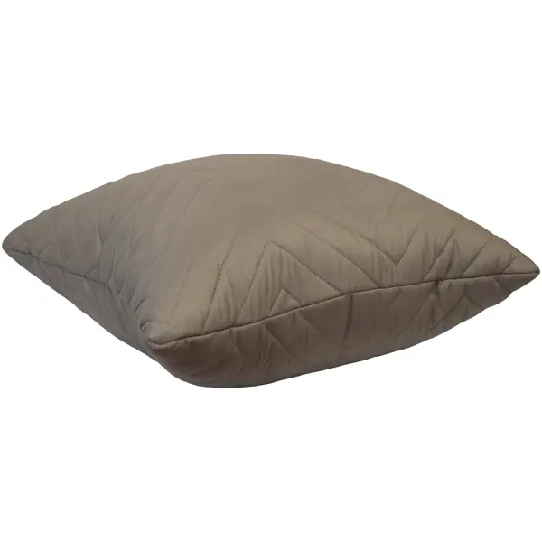Подушка Inspire Nicolosi 45x45 см цвет серо-коричневый