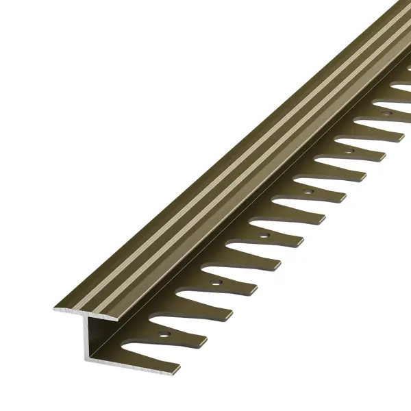 Уголок гибкий Alprofi 15x250 см цвет бронза