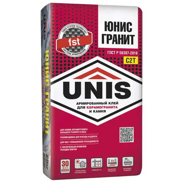 Клей для плитки C2T Unis Гранит 25 кг