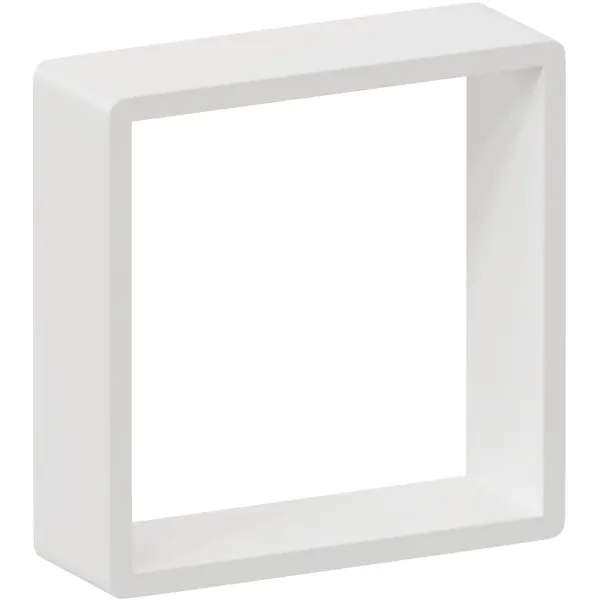 Полка настенная Spaceo 20x20 см/24x24 см/28x28 см МДФ цвет белый 3 шт