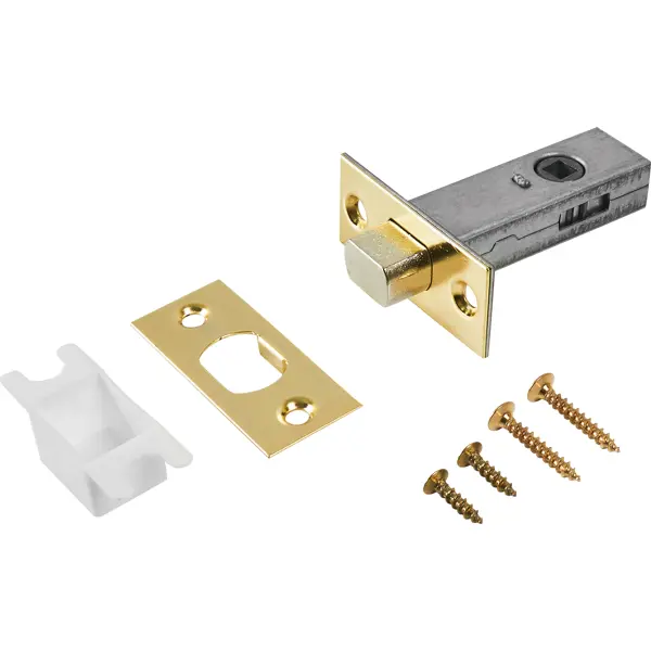 Задвижка межкомнатная Standers TL02-GP 65x57x25 мм сталь цвет золото