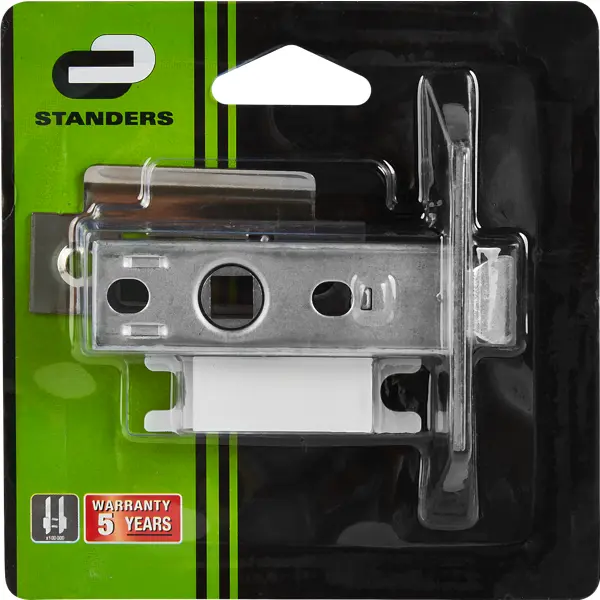 Защелка межкомнатная Standers TL01-SN_TK 70x57x25 мм металл цвет никель