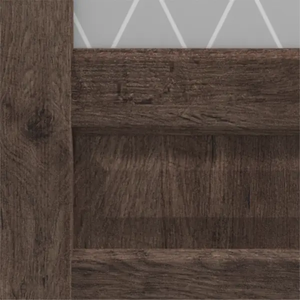 Дверь межкомнатная со стеклом Artens Магнолия 60x200 см ПВХ цвет акация с замком и петлями