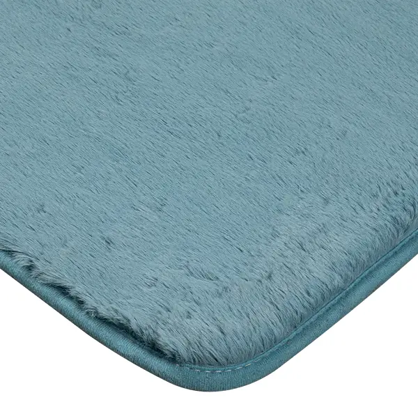 Коврик для ванной Swensa Swanny Aqua4 SWM-2400TRQ-B 50x80 см цвет бирюзовый