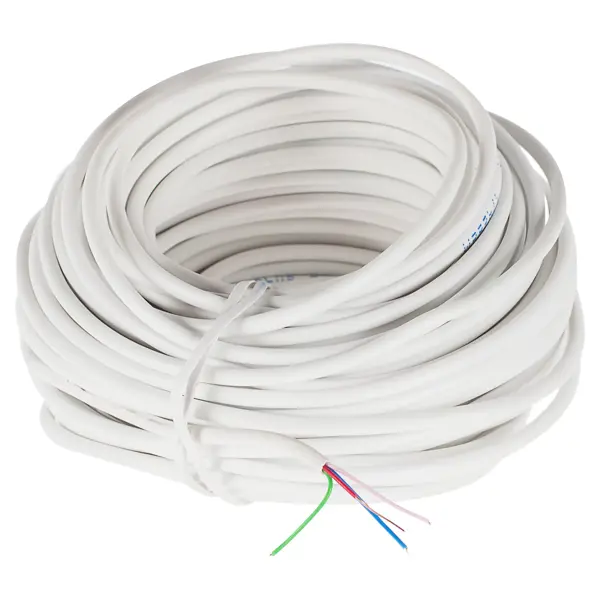 Провод Oxion КСПВ 4x0.4 20 м ГОСТ цвет белый