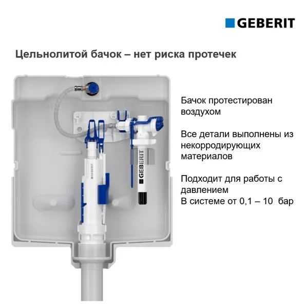 Инсталляция Geberit Alpha для унитаза