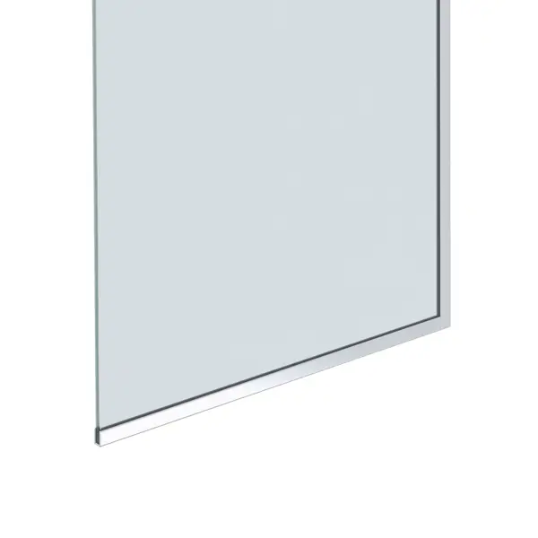 Ширма на ванну Mebelvann 50x130 см прозрачное стекло профиль хром