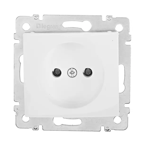 Розетка без заземления - Legrand Valena - без шторок 16А 250В винтовые зажимы - белый